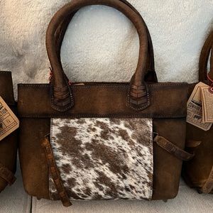 Genuine, Leather & Cowhide (hair on) Purse